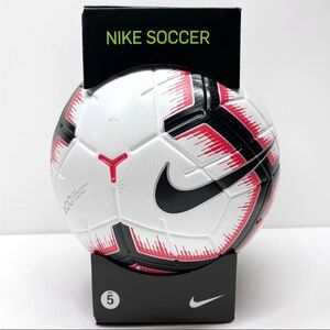 Nike Soccer Ball - White, Black & Pink